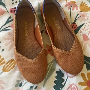 Rothy’s Caramel Ballet Flats
